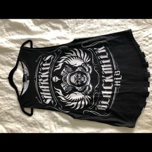 Black milk sharkies muscle top size S